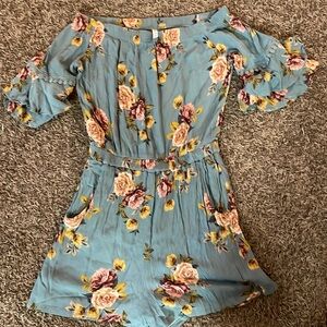 Girls Junior dress romper with pockets size S